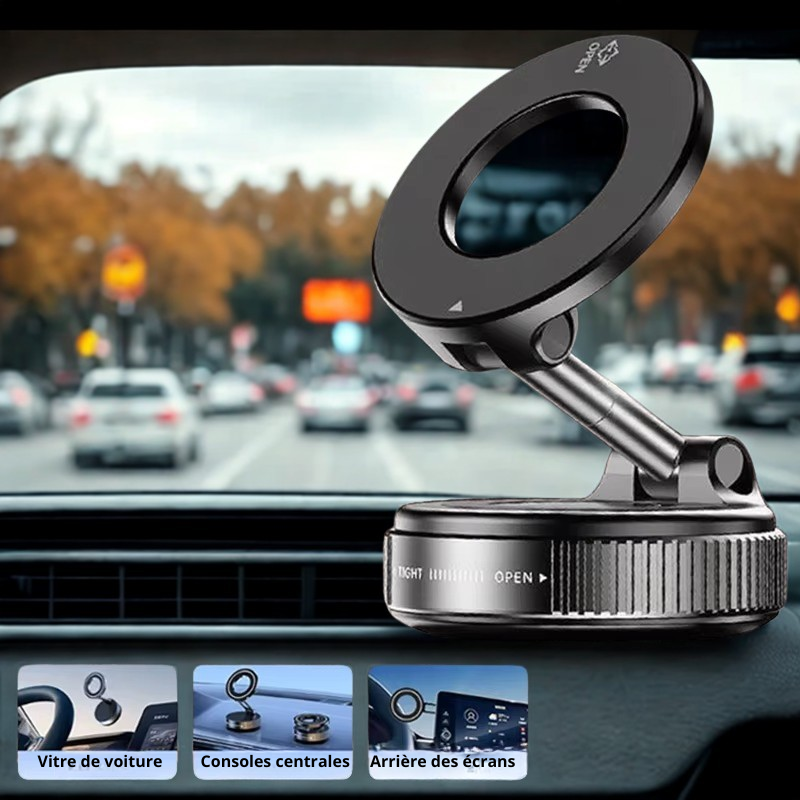 Support Téléphone Voiture, Bureau, Magnétique 360°