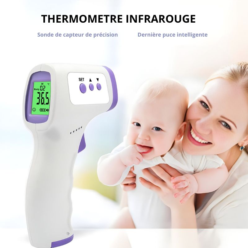 🌡️ Thermomètre Infrarouge & Oxymètre de Pouls :Précision, Rapidité et Sécurité