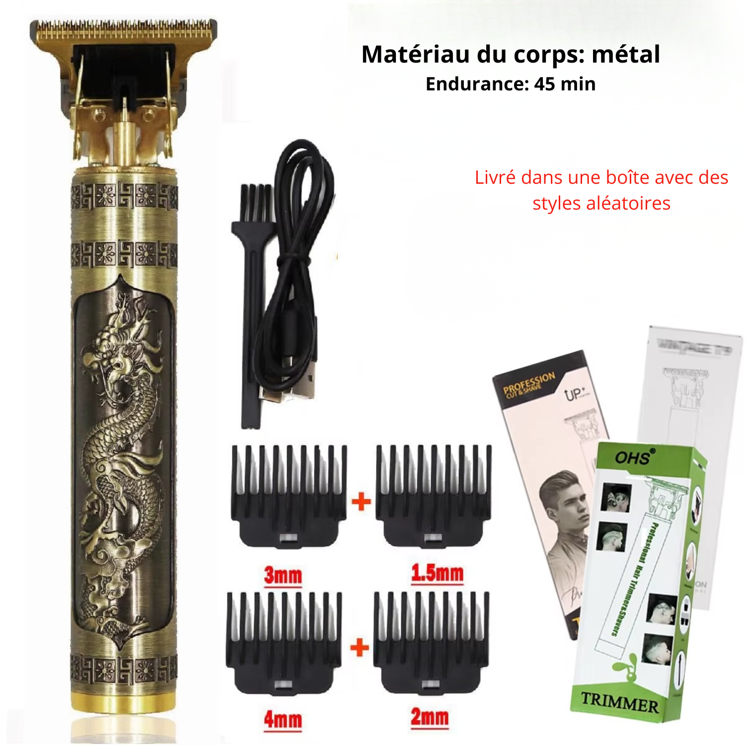 Tondeuse à Cheveux, Barbe et Corps T9 pour Homme