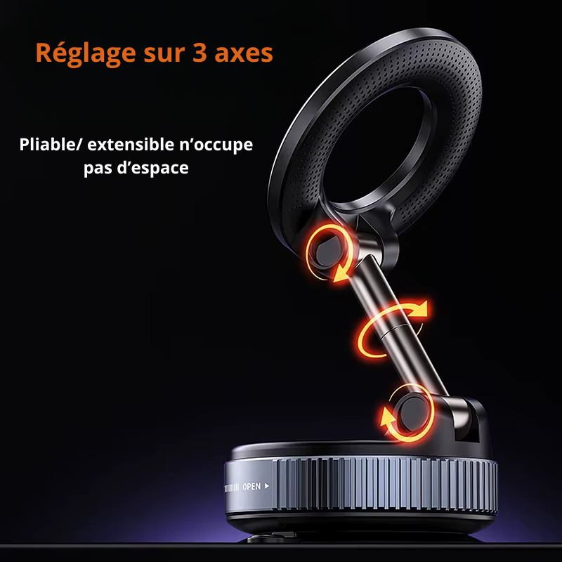 Support Téléphone Voiture, Bureau, Magnétique 360°