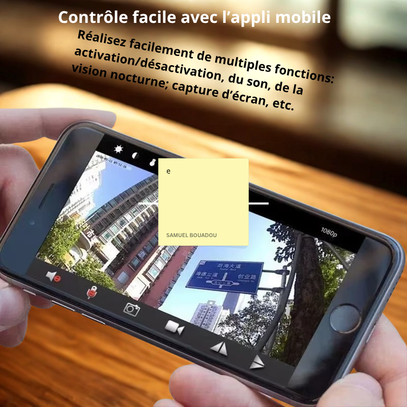 Mini Caméra WiFi A9 – Sécurité Intelligente 1080P